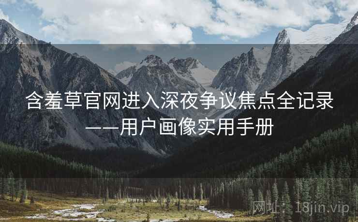 含羞草官网进入深夜争议焦点全记录——用户画像实用手册