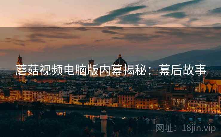 蘑菇视频电脑版内幕揭秘：幕后故事