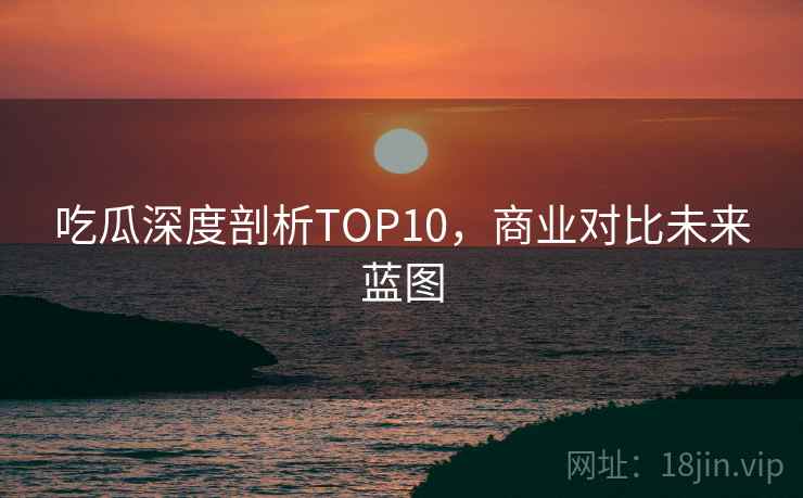 吃瓜深度剖析TOP10，商业对比未来蓝图